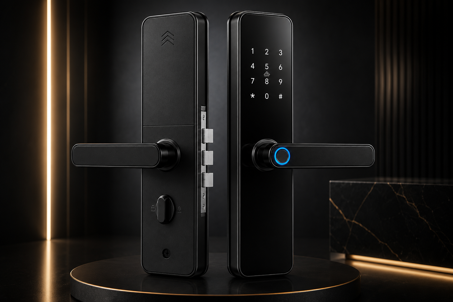 Fingerprint Smart Lever Door Lock